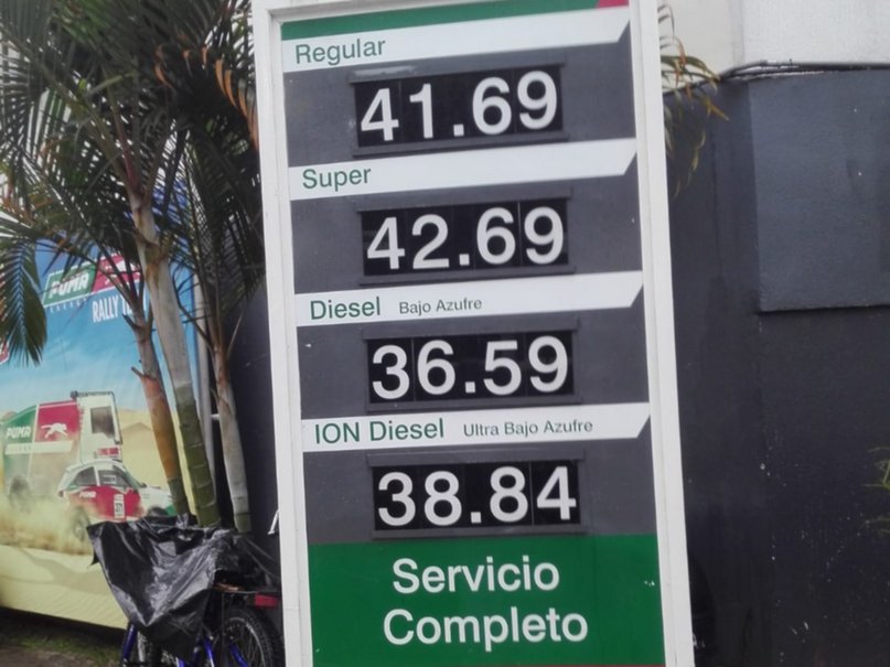 Precio de la gasolina hoy martes 14 de junio en Guatemala