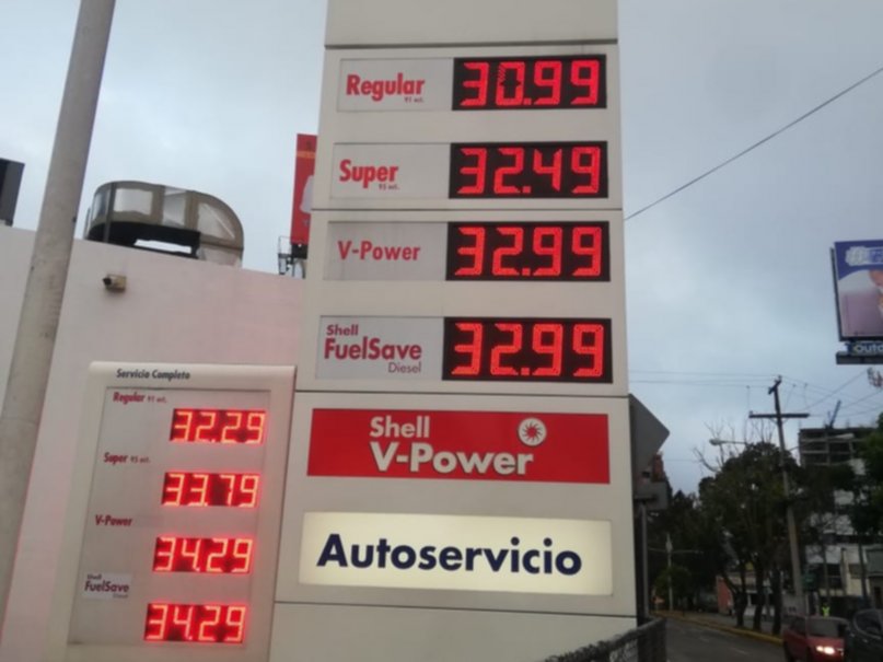Nuevo precio de la gasolina 